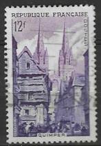 Frankrijk 1954 - Yvert 979 - Toerisme - Quimper (ST), Timbres & Monnaies, Timbres | Europe | France, Affranchi, Envoi