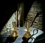 Ancien bougeoirs d'aumonier " militaria " rare...., Enlèvement ou Envoi