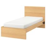 IKEA MALM bed 90x200 cm, Ophalen, 90 cm, Eenpersoons, Beige