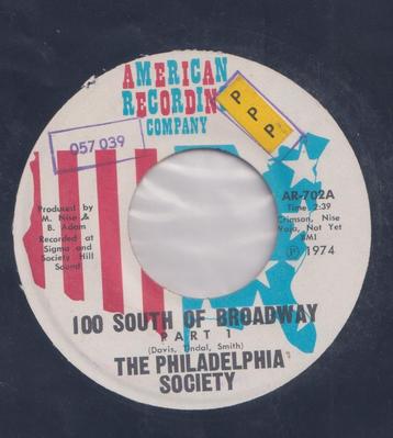 The Philiadephia Society - 100 South of Broadway Part 1 & 2 beschikbaar voor biedingen