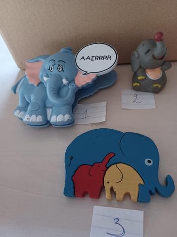 Taille-crayons ELEPHANT, aimant + clip, puzzle
