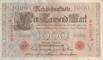 bankbiljetten 1 000 mark  van 1910  april, Timbres & Monnaies, Billets de banque | Europe | Billets non-euro, Série, Enlèvement ou Envoi