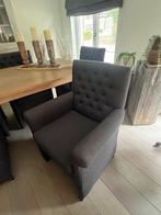 5 Landelijke stoelen met wieltjes (antraciet), Huis en Inrichting, Ophalen, Vijf, Zes of meer stoelen, Landelijk, Zo goed als nieuw