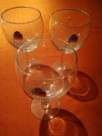 3 petits verres verres à bière LEFFE, Comme neuf, Enlèvement ou Envoi