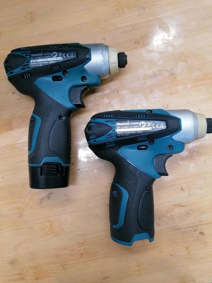 2x Makita slagschroevendraaier, Doe-het-zelf en Bouw, Gereedschap | Boormachines, Zo goed als nieuw, Overige typen, Ophalen