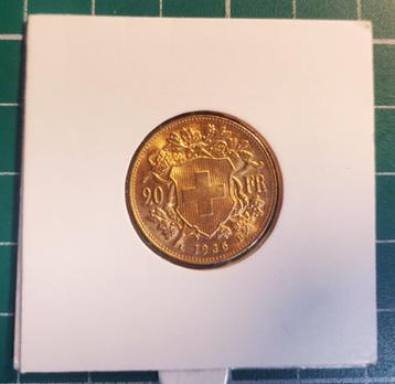 Gouden munten Vreneli 20fr beschikbaar voor biedingen