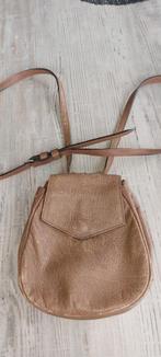 Handtas schoudertas Nathan Cross-over leder, Ophalen, Gebruikt, Bruin, Schoudertasje