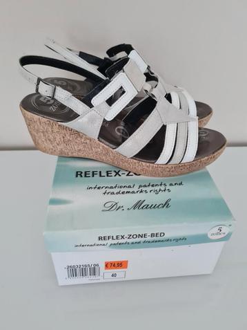 Dr Mauch leren sandalen maat 40