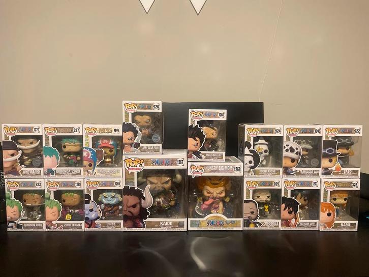 Funko Pop uit één stuk, Verzamelen, Poppetjes en Figuurtjes, Zo goed als nieuw, Ophalen