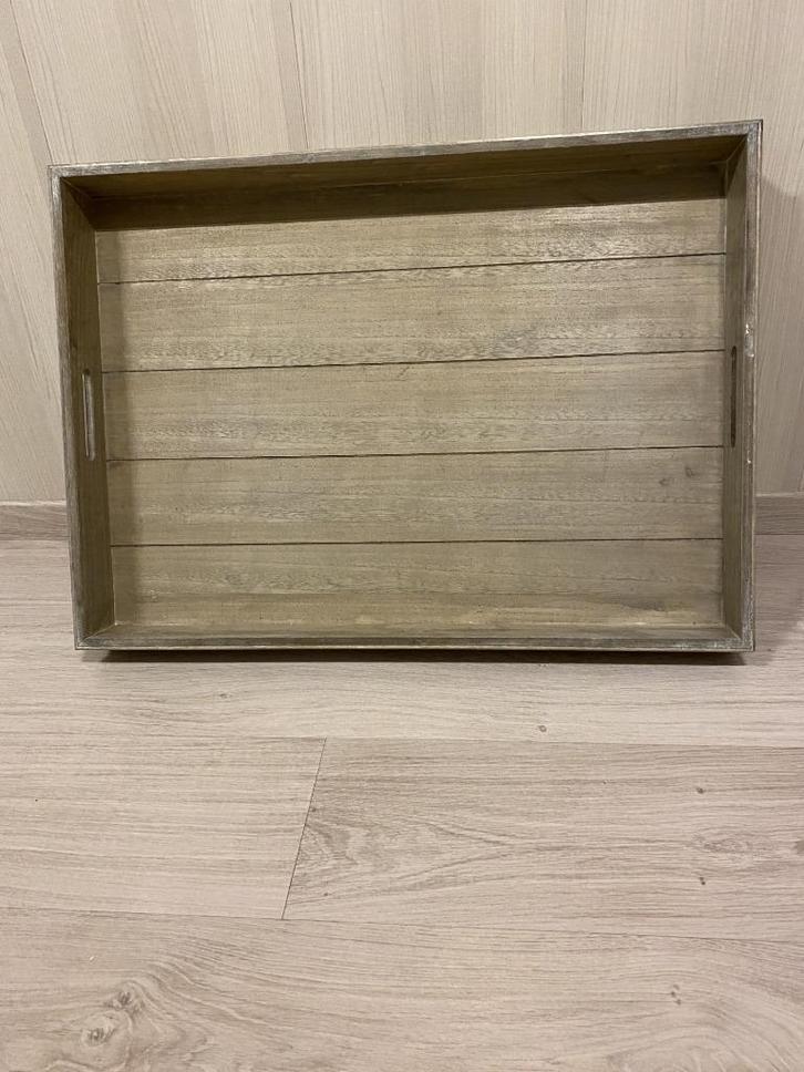 landelijk dienblad, Huis en Inrichting, Woonaccessoires | Dienbladen, Zo goed als nieuw, Hout, Rechthoekig, Ophalen