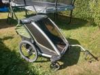 Fietskar Thule Chariot Cab 2, Fietsen en Brommers, Ophalen, Zo goed als nieuw, Vering