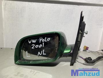 VW POLO 9N Links linker spiegel groen LA6S beschikbaar voor biedingen