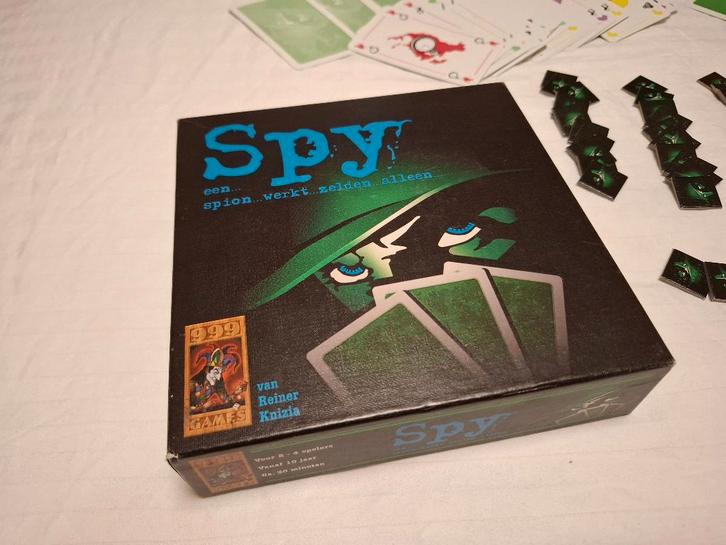 SPY gezelschapsspel, Hobby & Loisirs créatifs, Jeux de société | Jeux de cartes, Utilisé, 1 ou 2 joueurs, Trois ou quatre joueurs