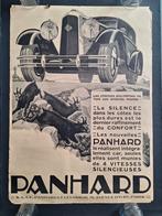 Oude Panhard affiche 86 x 62, Ophalen of Verzenden