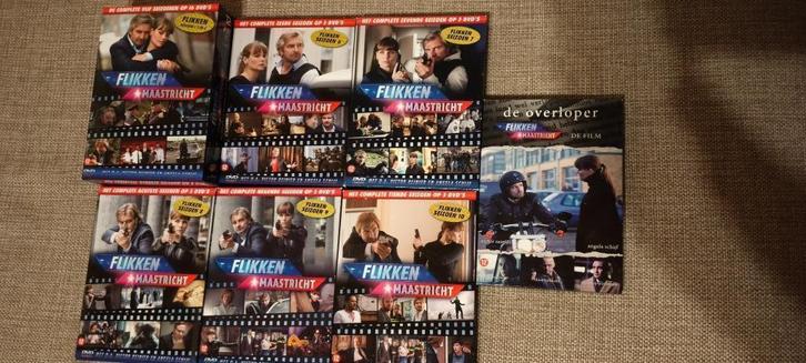 Flikken Maastricht - Seizoen 1 t/m 10 + film "De Overloper"., Cd's en Dvd's, Dvd's | Tv en Series, Zo goed als nieuw, Boxset, Ophalen
