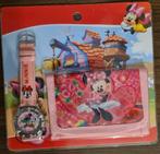 Horloge en portemonnee set Disney Minnie Mouse, Kleding | Dames, Overige Dameskleding, Nieuw, Ophalen of Verzenden