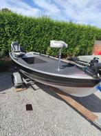 Barque de pêche linder 440, Benzine, Buitenboordmotor, Zo goed als nieuw, 10 tot 30 pk