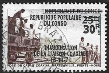 1 Congo-Brazzaville 1971 Telecommunicatie-bekabeling (opdruk beschikbaar voor biedingen