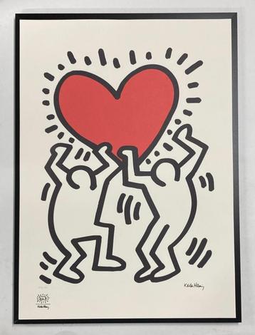 Keith Haring lithografie 50 bij 70 cm beschikbaar voor biedingen