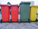 vuilnis-groenbak kunststof-plastic-plastiek afvalbak+ stapel, Ophalen, Zo goed als nieuw
