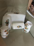 10-DELIG ARCOPAAL SERVIES MET FRUIT, Antiek en Kunst, Ophalen of Verzenden