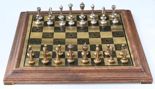 Oud schaakspel, Antiek en Kunst, Curiosa en Brocante, Ophalen of Verzenden