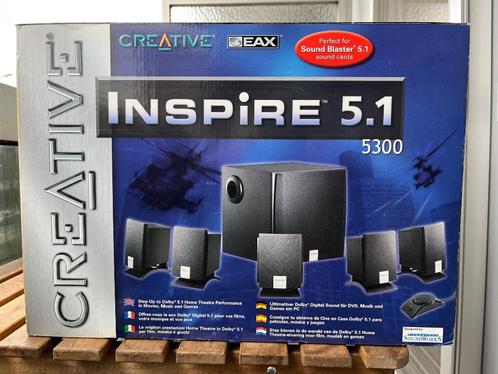 Home Theatre Creative Inspire 5.1/5300, Audio, Tv en Foto, Home Cinema-sets, Gebruikt, Overige spelers, 5.1-systeem, Minder dan 40 watt