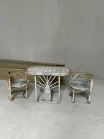 Ensemble de jardin en bambou vintage, Jardin & Terrasse, Rotin, Chaise, Salons de jardin, Enlèvement
