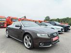 Audi A5 Cabriolet 2.0 TFSI Quattro S line tronic / LEDER, Auto's, Audi, Automaat, Beige, 4 cilinders, USB