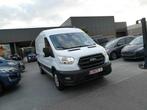 Ford Transit 2T L3-H2 2.0 TDCi 130pk 3pl Business '21 82000k, Auto's, Stof, Euro 6, 4 cilinders, Wit