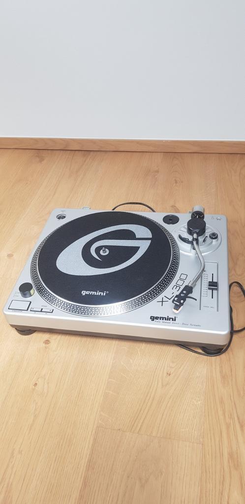 Platine vinyl Gemini XL 300 + Technics slipmat, Audio, Tv en Foto, Platenspelers, Zo goed als nieuw, Technics, Ophalen