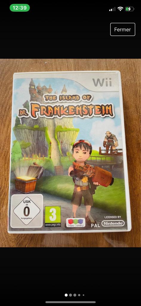 Het eiland Dr. Frankenstein, Games en Spelcomputers, Games | Nintendo Wii, Zo goed als nieuw, Avontuur en Actie, 1 speler, Vanaf 7 jaar