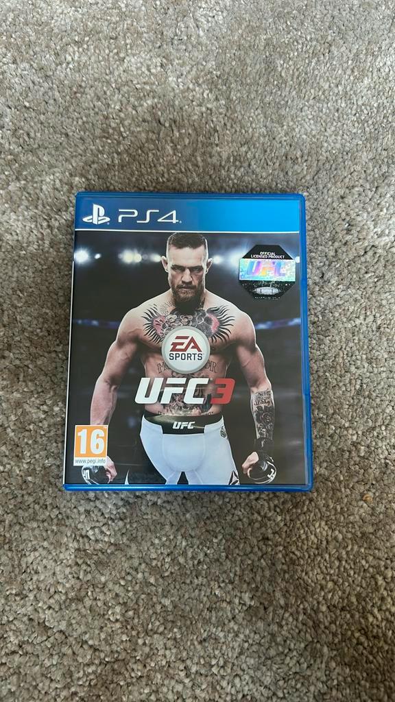 UFC 3 (PS4), Games en Spelcomputers, Games | Sony PlayStation 4, Zo goed als nieuw, Vechten, 2 spelers, Vanaf 12 jaar, Online
