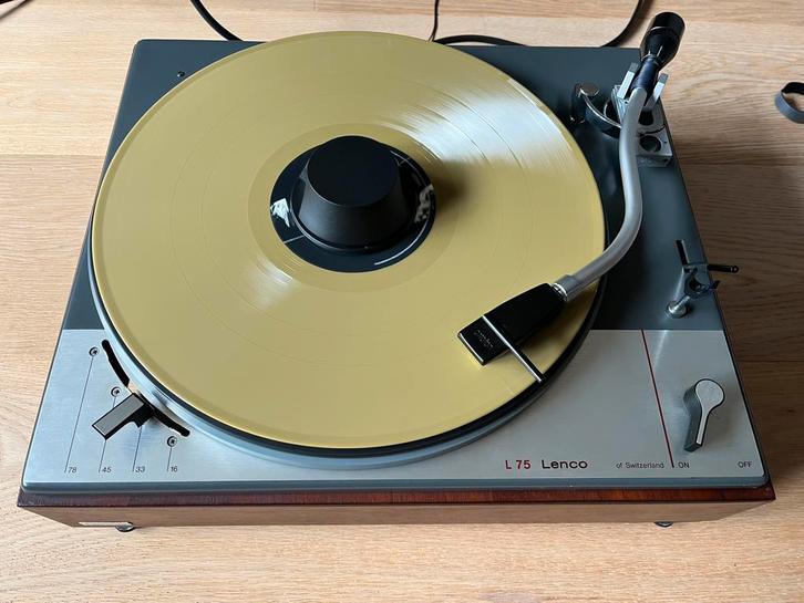 Lenco L75 - bras Ortofon AS212, Audio, Tv en Foto, Platenspelers, Zo goed als nieuw, Overige merken, Ophalen