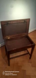 Tabouret de piano avec rangement ancien, Enlèvement