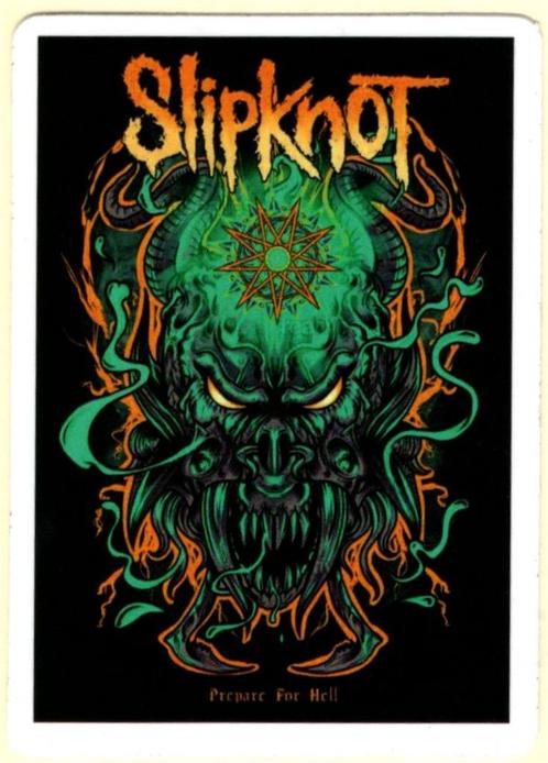 Slipknot sticker #11, Collections, Musique, Artistes & Célébrités, Neuf, Envoi