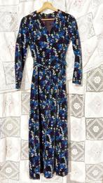 Robe vintage 🌹longue de couturière velours /petites fleurs, Enlèvement ou Envoi, Taille 36 (S), Comme neuf, Vintage