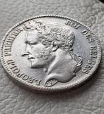 Prachtmunt van 5 frank 1847 Leopold I, Verzenden, Zilver, Losse munt, Zilver