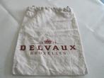 DELVAUX Linnen tashoes met logo, Verzenden