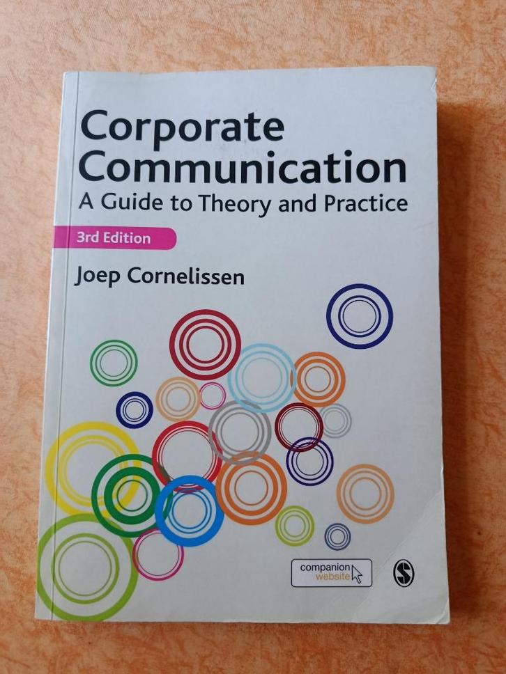 Corporate Communication: A Guide to Theory and Practice , Boeken, Studieboeken en Cursussen, Zo goed als nieuw, Hoger Onderwijs