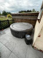 Jacuzzi Intex 6 personen, Tuin en Terras, Bubbelbaden en Hottubs, Ophalen, Gebruikt, Grondzeil, Opblaasbaar