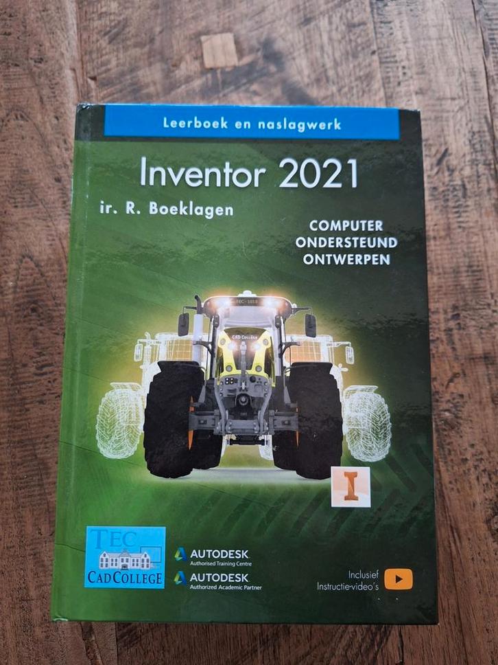 Instructie boek - Inventor 2021, Boeken, Informatica en Computer, Zo goed als nieuw, Ophalen