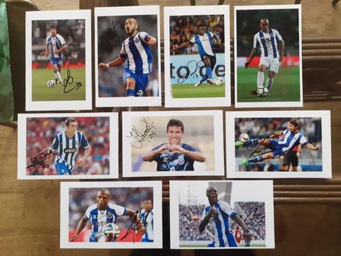 15 getekende foto's FC Porto, Collections, Articles de Sport & Football, Neuf, Cartes de joueur, Enlèvement ou Envoi