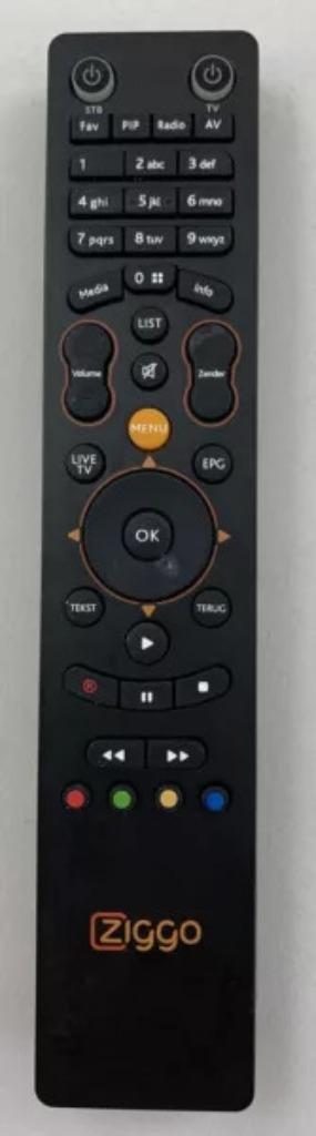 Ziggo Afstandsbediening Humax iRHD-5100c iHDR-5050c Werkt, Audio, Tv en Foto, Afstandsbedieningen, Zo goed als nieuw, Verzenden