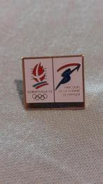 pin/speldje : Olympische Spelen Albertville 1992, Verzamelen, Speldjes, Pins en Buttons, Sport, Gebruikt, Ophalen of Verzenden