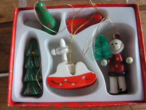 Ensemble de décorations de sapin de Noël en bois (nouveau), Divers, Noël, Neuf, Enlèvement ou Envoi