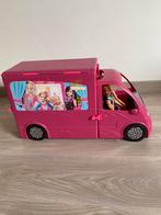 Camping car Barbie avec accessoires, Comme neuf, Accessoires