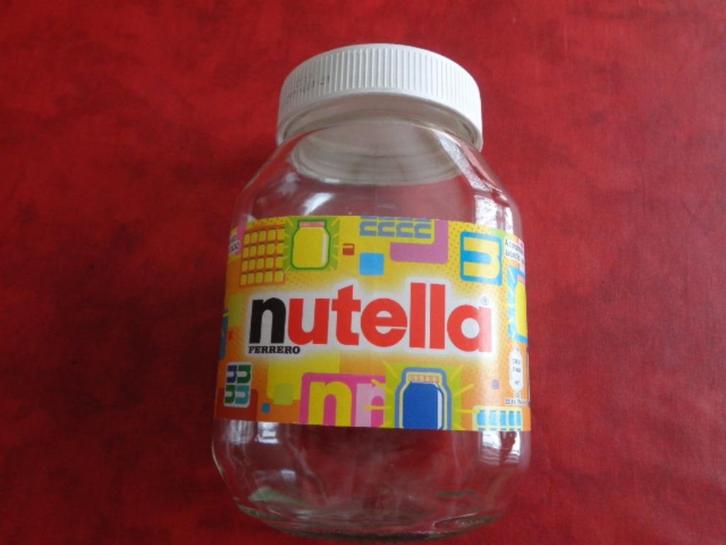 Collection pot "NUTELLA" Vide. 950gr., Collections, Marques & Objets publicitaires, Utilisé, Autres types, Enlèvement ou Envoi