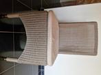 Set van 8 eetkamerstoelen met kussens van Loyd Loom, Huis en Inrichting, Stoelen, Ophalen, Riet of Rotan, Bruin, Zo goed als nieuw