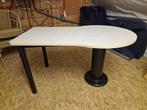 keukentafel en 6 gebruikte keukenstoelen, Ophalen, Overige materialen, Gebruikt, 100 tot 150 cm